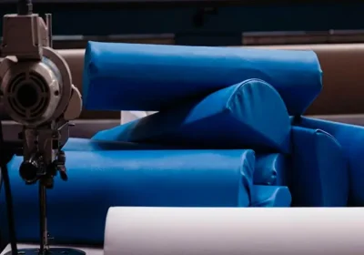 Matelas et coussins en PVC soudé confectionnés en atelier