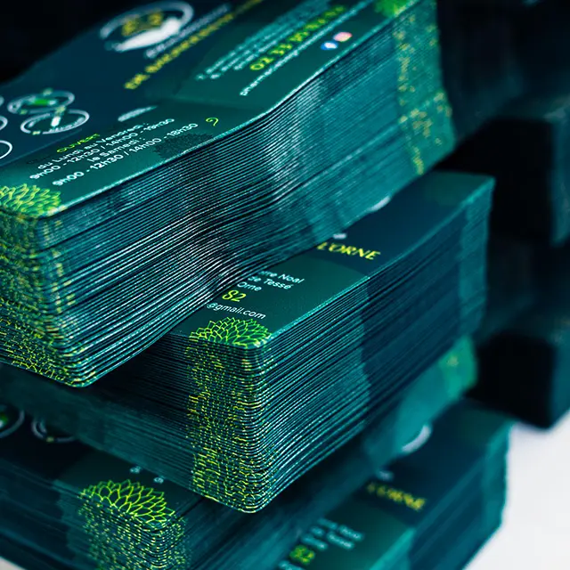 Garde-ordonnances imprimés empilés après fabrication