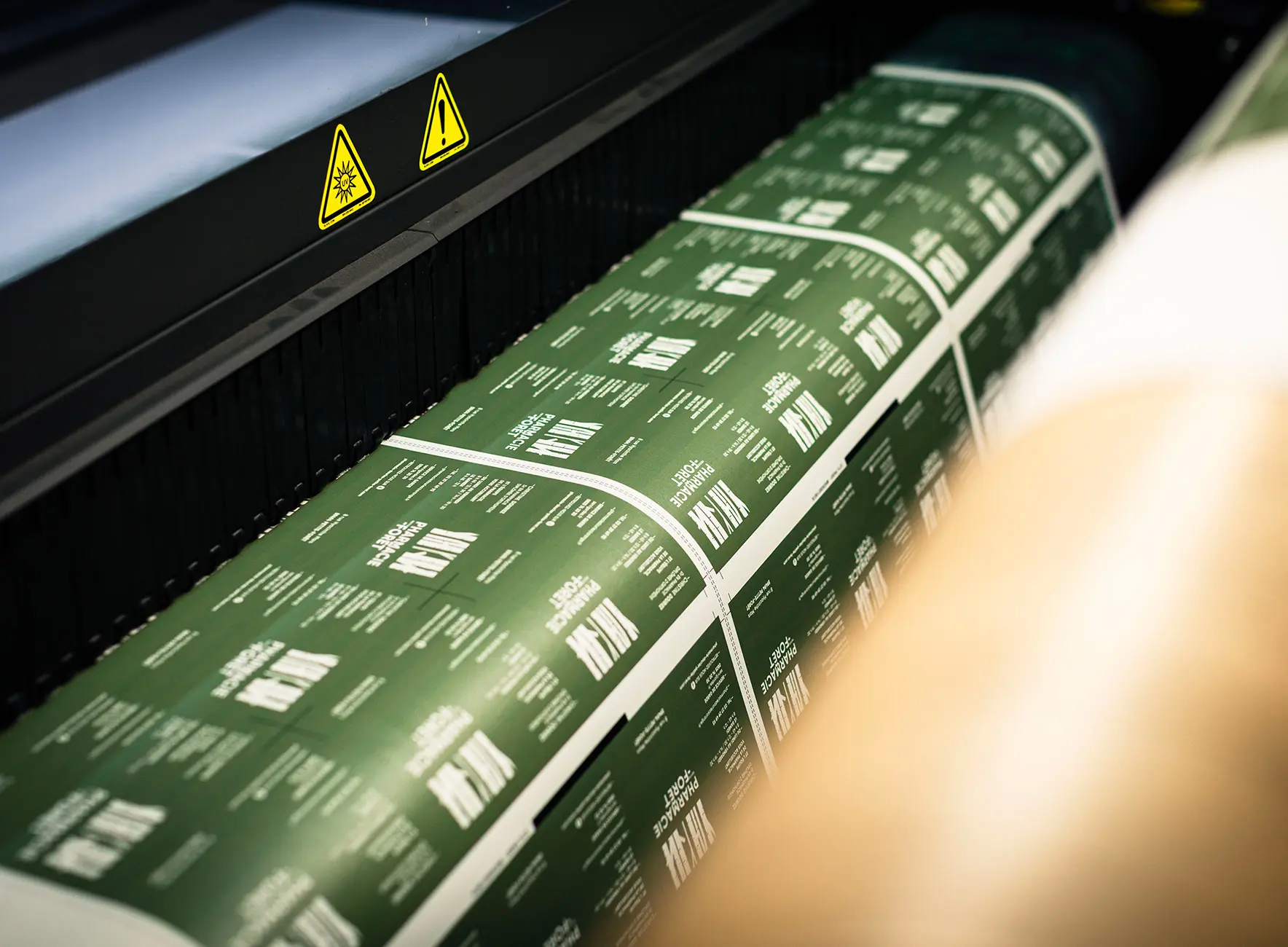 Impression de supports personnalisés sur machine de marquage